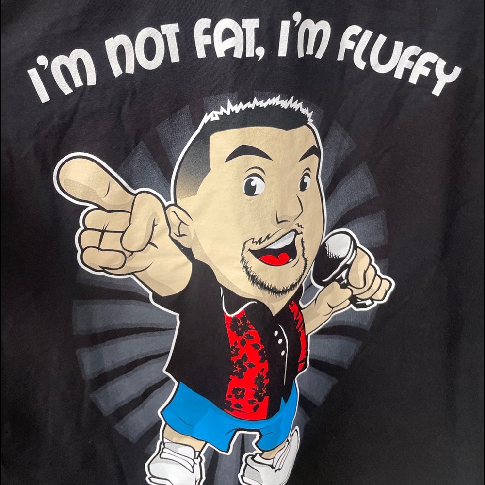 Gabriel Iglesias I'm Not Fat I'm Fluffy Stand Up Comedy Tour T-Shirt Size XL New